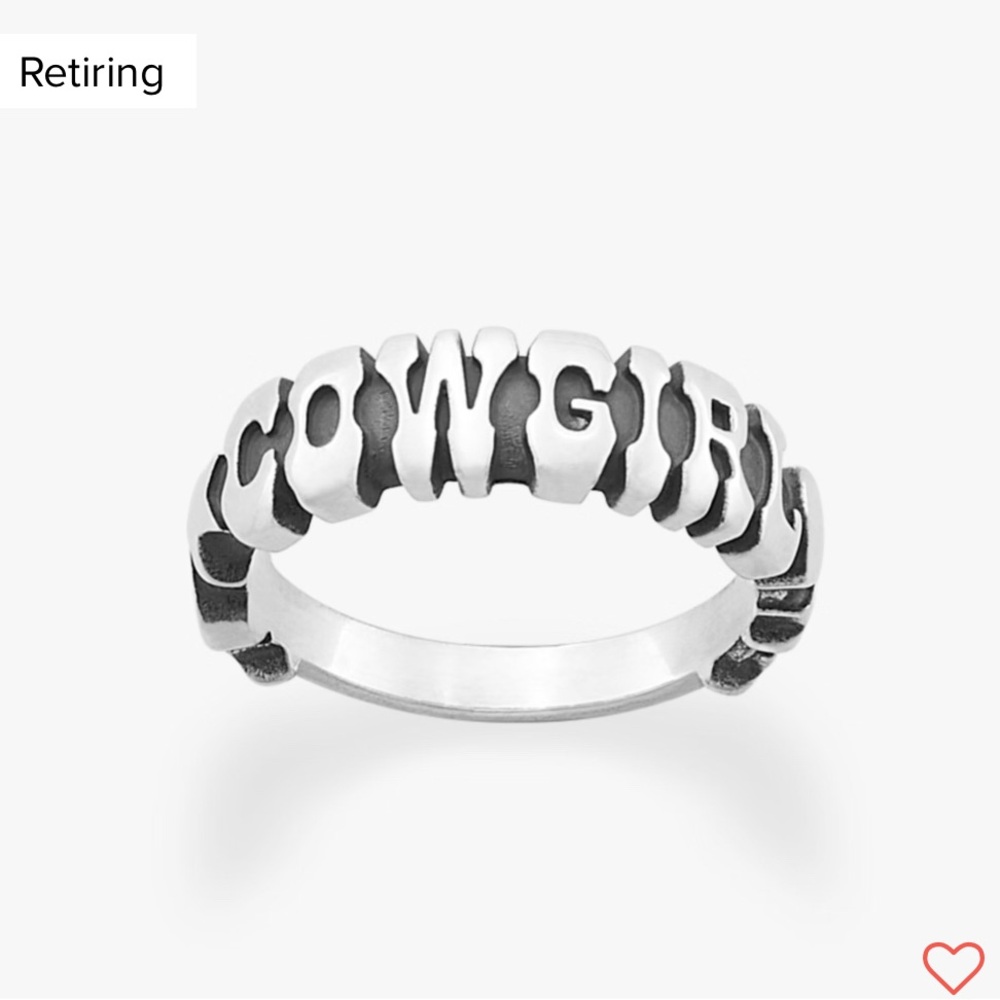 Cowgirl James Avery Ring